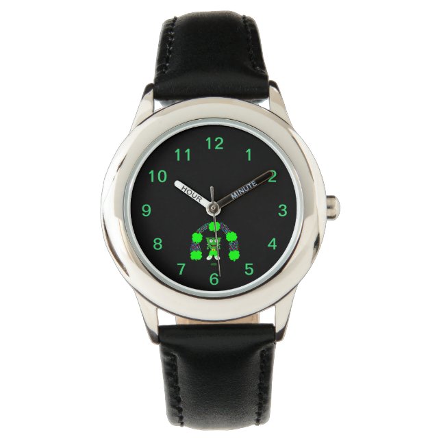 St.  Patrick's FrankenCheese Kid's Black Watch (Front)