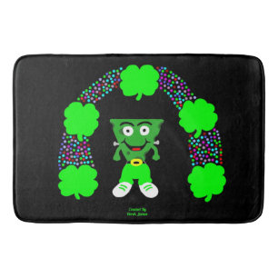 St.  Patrick's FrankenCheese Large Bath Mat