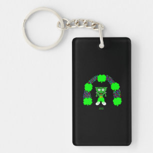 St.  Patrick's FrankenCheese Rectangle Keychain