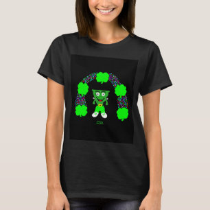 St. Patrick's FrankenCheese Women's Black T Shirt