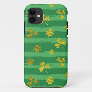 st patricks golden shamrocks Case-Mate iPhone case