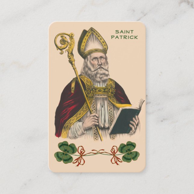 St. Patrick's  Holy Card Catholic Prayer (Front)