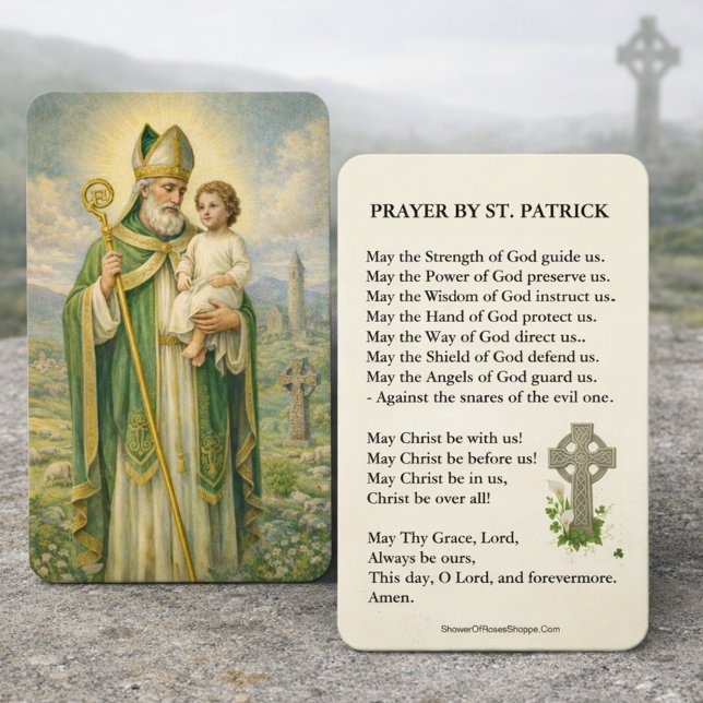 St. Patrick's  Holy Card Catholic Prayer (Creator Uploaded)