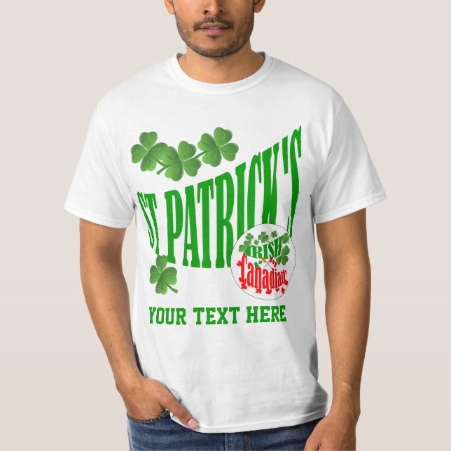 St Patrick's Irish Canadian T-Shirt (Front)