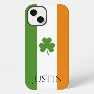 St Patrick's Irish Flag w Shamrock   Personalise  iPhone 13 Case