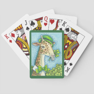 St. Patrick's IRISH GIRAFFE BICYCLE PLAYING CARDS
