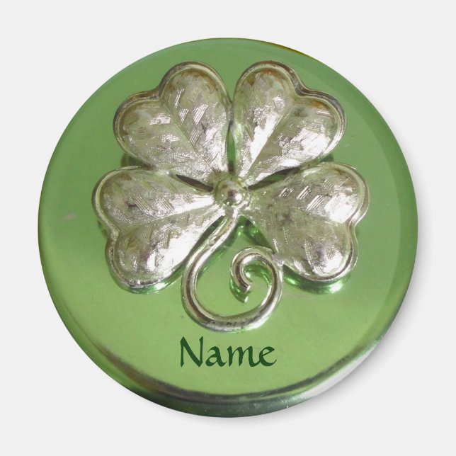 St. Patricks Irish Name Magnet Gift! (Front)
