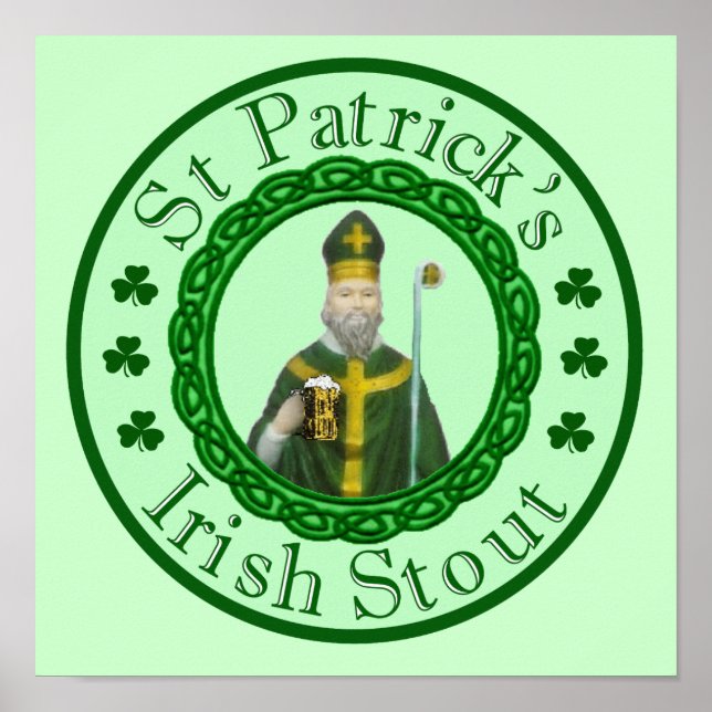 St. Patrick's Irish Stout Poster (Front)