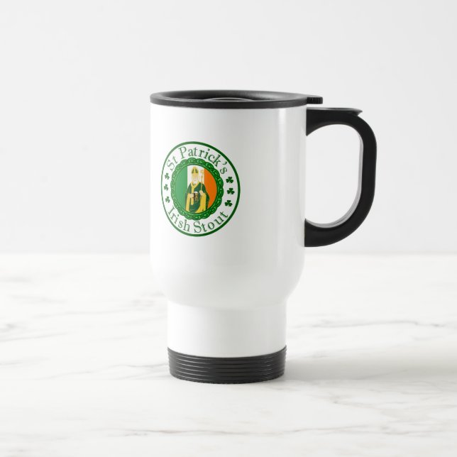 St. Patrick's Irish Stout Travel Mug (Right)