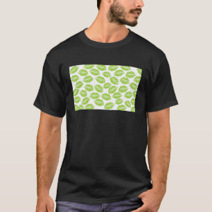 St Patricks Kiss Me I'm Irish Kiss Me Anyway Green T-Shirt