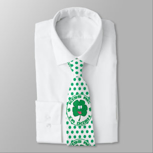 St. Patrick's  Kiss Me I'm Irish Polka Dot Necktie