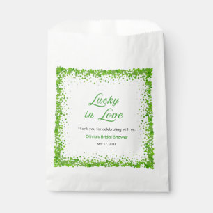 St Patrick's Lucky in Love Bridal Shower Thank You Favour Bags