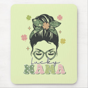 St. Patrick's Lucky Mama Mouse Pad