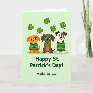 St Patricks Mother In Law Card