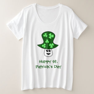 St. Patrick's Mushroom Plus Size T-Shirt