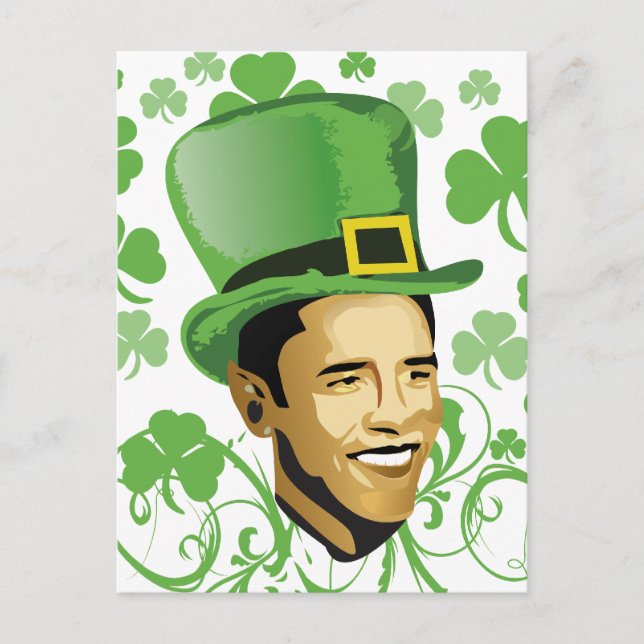 St Patrick's O'Bama 2009 Postcard (Front)