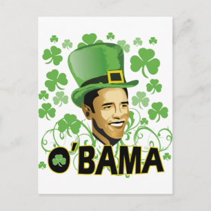 St Patrick's O'Bama 2009 Postcard