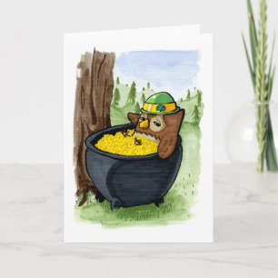 St. Patrick's Owl Card