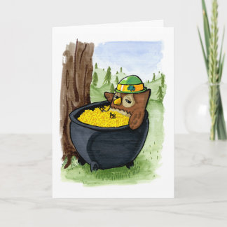 St. Patrick's Owl Card