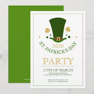 St.Patricks party invitation