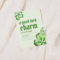 St. Patrick's Patty Baby Shower Party Invite