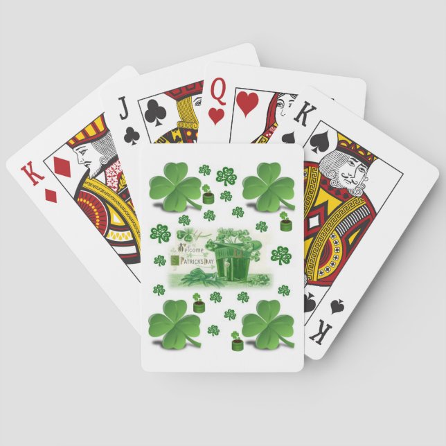 St. Patrick's Playing Card Deck (Back)