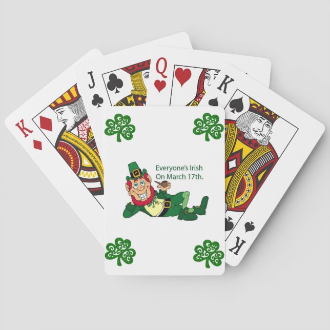 St. Patrick's Playing Card Deck (Back)