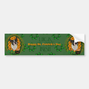 St Patricks - Pot of Gold - Boston Terrier Bumper Sticker