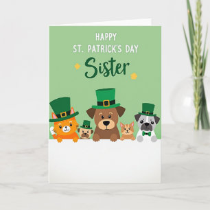 St Patricks Sister Card