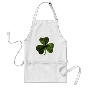 St. Patrick's Three Leaf Clover Standard Apron