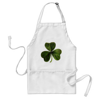 St. Patrick's Three Leaf Clover Standard Apron