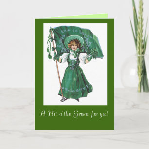 St. Patricks Vintage greeting card