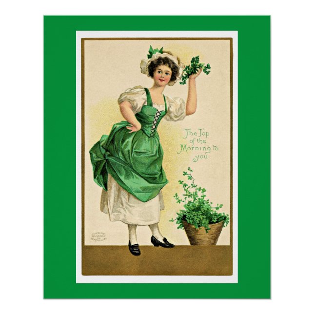 St. Patrick's vintage poster (Front)