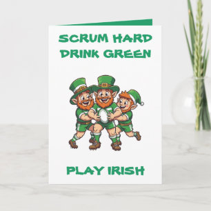 St Patricks Weekend And Match Day Mischief  Card
