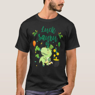 St Patricku2019s Rex Lucky Saurus Dinosaur St Pat  T-Shirt