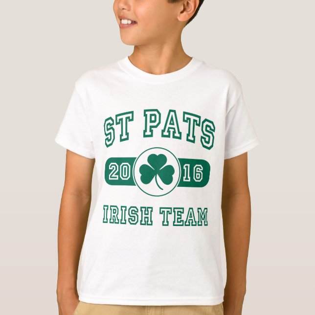 St Pats Irish Team 2016 T-Shirt (Front)