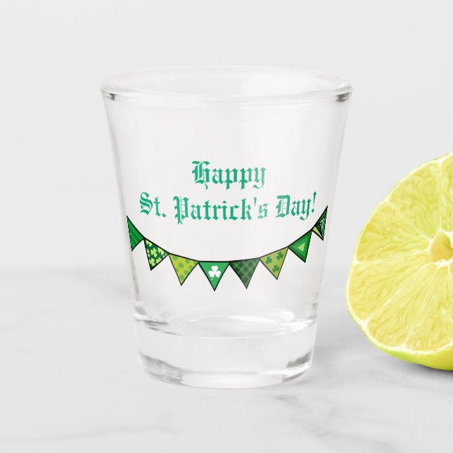 ST PATS SHOTS 2. SHOT GLASS (Front)