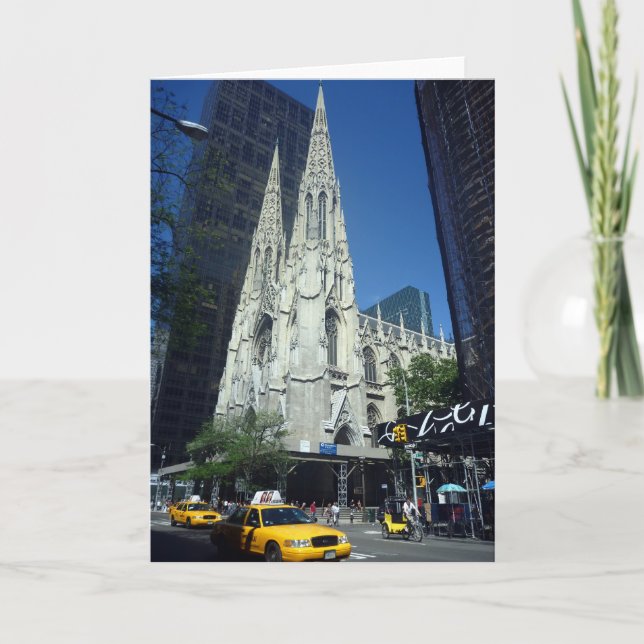 st pats taxi card (Front)