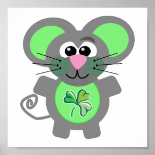 St. Patty's Day Goofkins mouse Poster