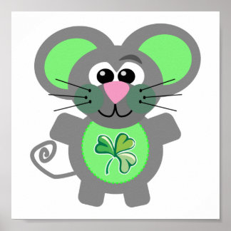 St. Patty's Day Goofkins mouse Poster
