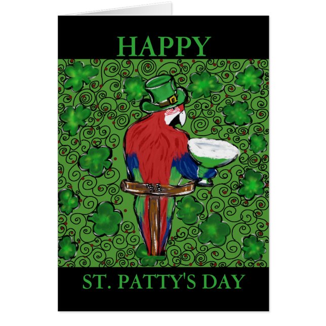 St Patty Parrot (Front)