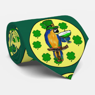 ST. PATTY PARROT TIE