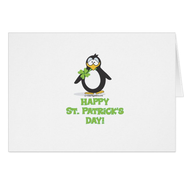 St. Patty Penguin (Front Horizontal)