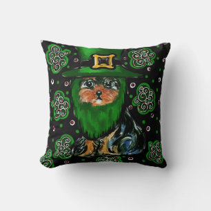 St. Patty Yorkie Poo Cushion
