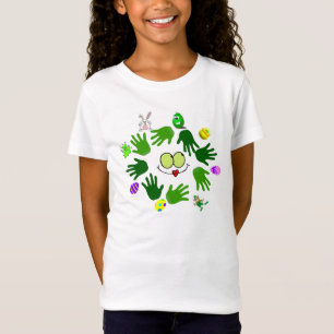 St. Patty's Day & Easter Colourful Sweet Girls Tee