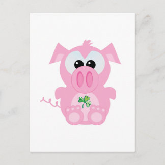 St. Pattys Day Goofkins piggy Postcard