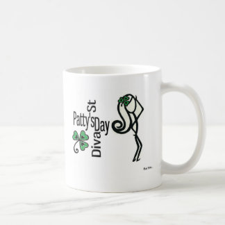 st pattys diva coffee mug