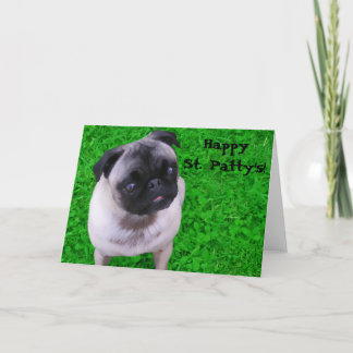 St. Patty's Pug Card