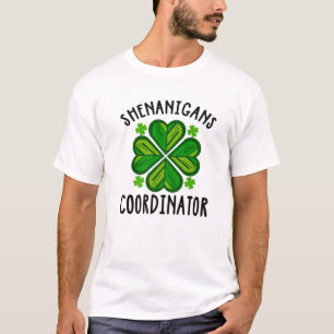 St Pattys Teacher St Patricks Day Shenanigans Coor T-Shirt