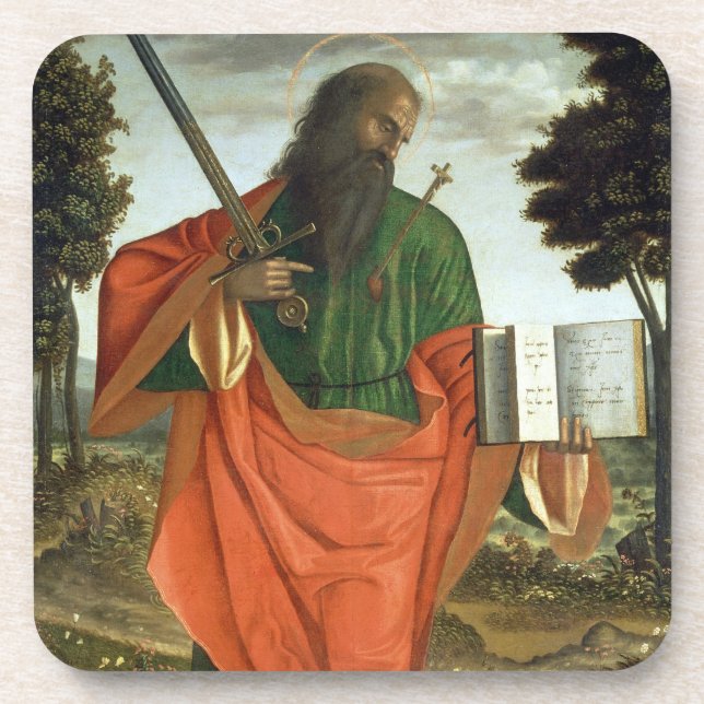 St. Paul, 1520 (oil on panel) Coaster (Front)